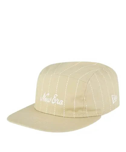 Boné New Era Camper Strapback Branded Bege