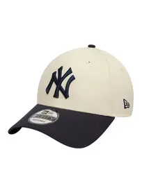 Boné New Era Colour Block 9forty Bege Claro Marinho