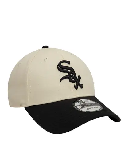 Boné New Era Block 9Forty Cıwhı Ltcblk Bege Claro Preto