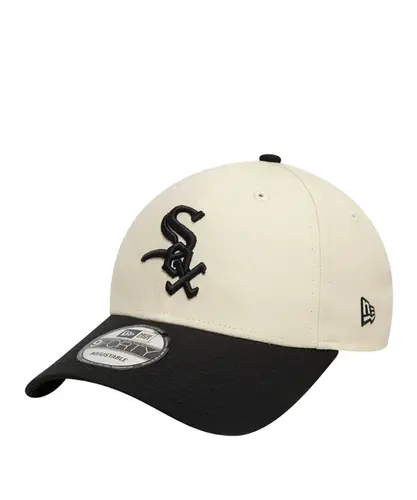 Boné New Era Block 9Forty Cıwhı Ltcblk Bege Claro Preto