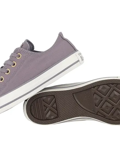 Tênis Converse Chuck Taylor Ox Taylored Lux Malva Amendoa