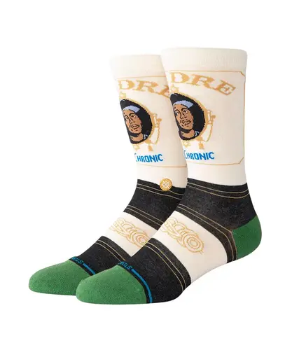 Meia Stance Dr. Dre The Chronic Preto