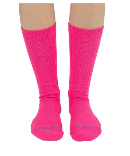 Meia Stance Icon Rosa Fluorescente