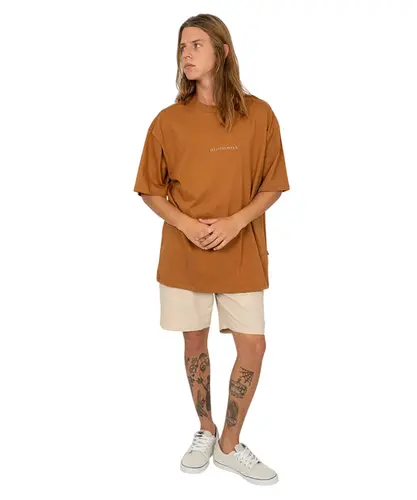 Camiseta Element Simple Signature Caqui Escuro