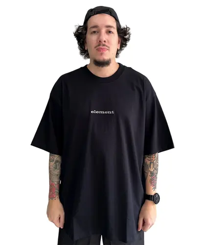 Camiseta Element Simple Signature Preta