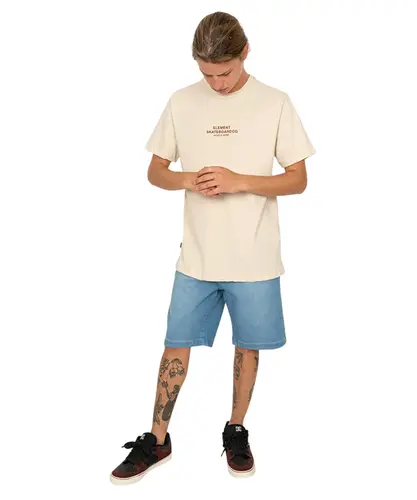 Camiseta Element Skateboard Co Areia