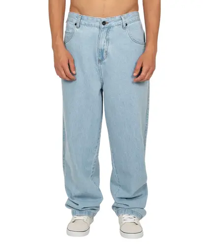 Calça Element Big 5 Pockets Denim Jeans Azul Claro