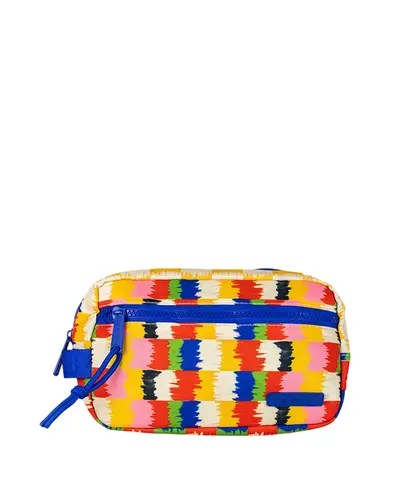 Necessaire Farm Amo Quadriculado Bosque dos Passaros