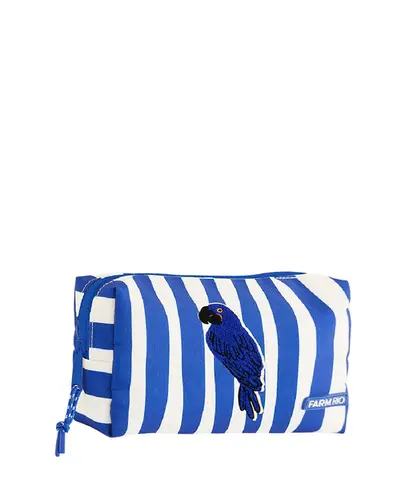 Necessaire Farm Oras Bolas Arara Listrada