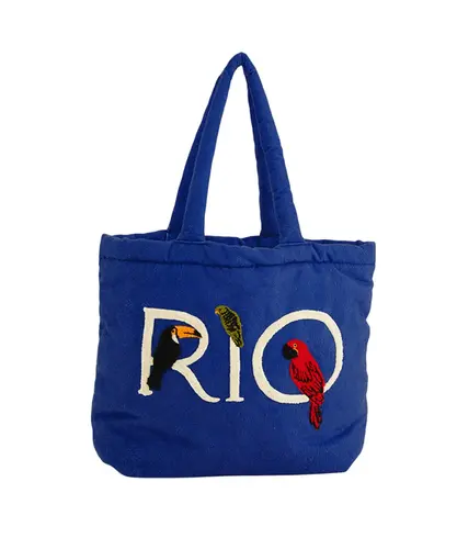 Bolsa Farm Solzão Rio Mykono Azul