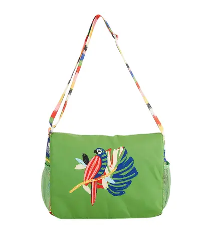 Bolsa Transversal Brisa Bosque Dos Passaros Verde