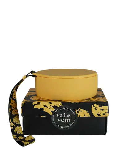 Copo Farm Vai e Vem Amarelo 300ML