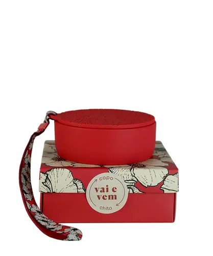 Copo Farm Vai e Vem Vermelho 300ML