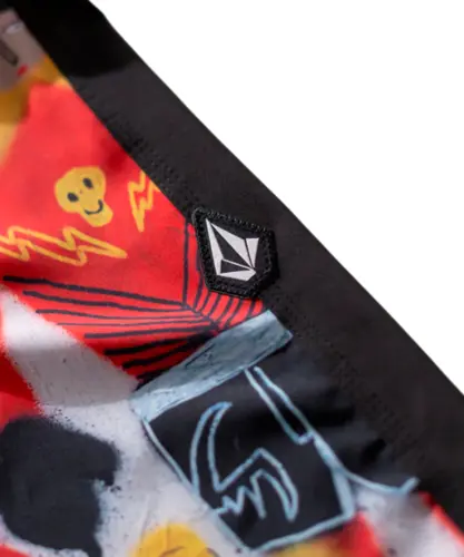 Boardshorts Volcom The Star Won Preto