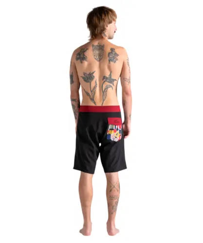 Boardshorts Volcom The Star Won Preto