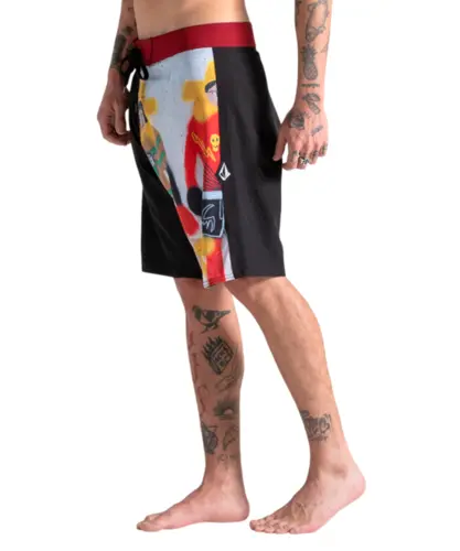 Boardshorts Volcom The Star Won Preto