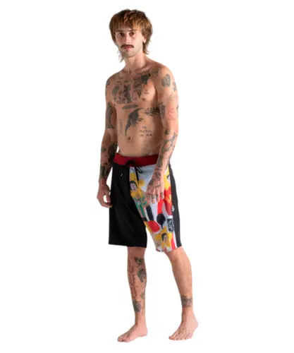 Boardshorts Volcom The Star Won Preto