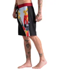 Boardshorts Volcom The Star Won Preto