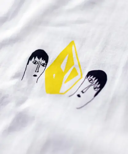 Camiseta Volcom Face to Face Branco