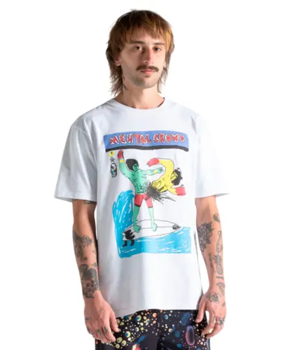 Camiseta Volcom Mental Crowd Branco