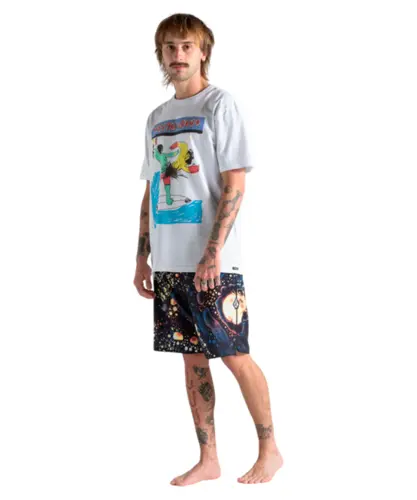 Camiseta Volcom Mental Crowd Branco