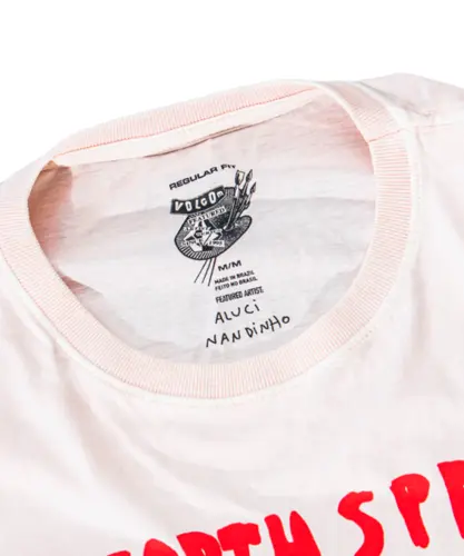 Camiseta Volcom Earth Speaks Rosa