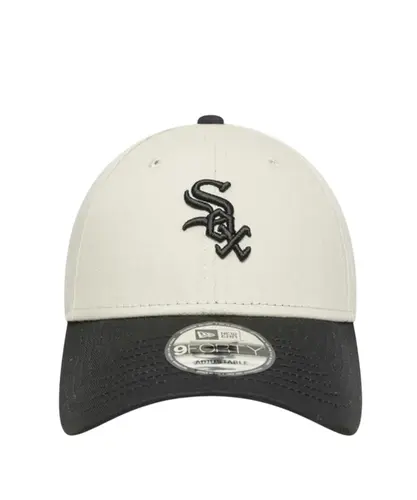 Boné New Era 9Forty Colour Block Chiwhi Cinza Preto