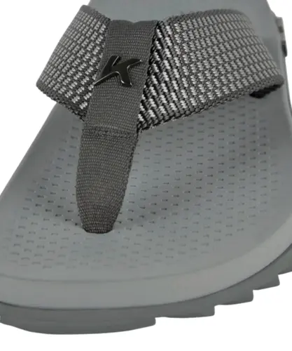 Chinelo Kenner K-PRO Dots Cinza
