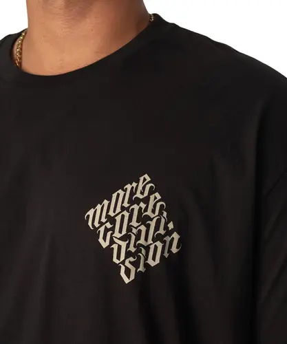 Camiseta MCD Oversized More Core Division Preto