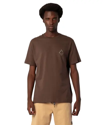 Camiseta MCD Regular Espada Arame Farpado Marrom Ruina