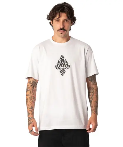 Camiseta MCD Regular Espada Caligrafiti Branco