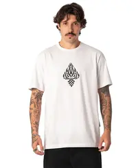Camiseta MCD Regular Espada Caligrafiti Branco