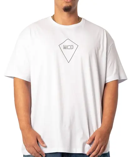 Camiseta MCD Oversized More Core Division Rel Branco
