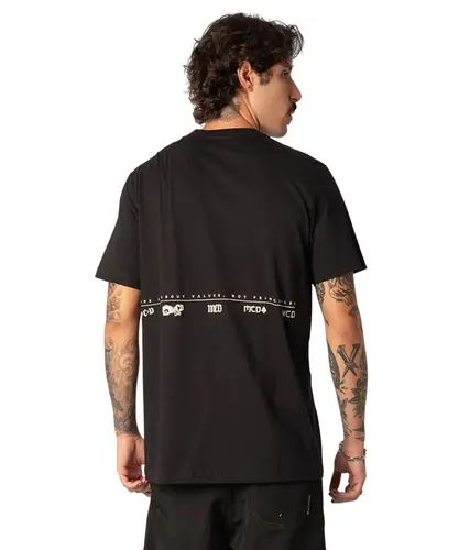 Camiseta MCD Regular Linha do Tempo Preto