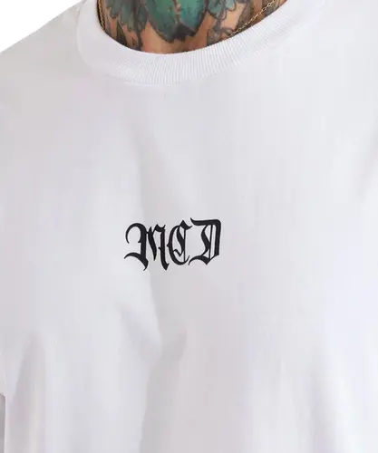 Camiseta MCD Especial Manga Japonesa Caligraffiti Branco