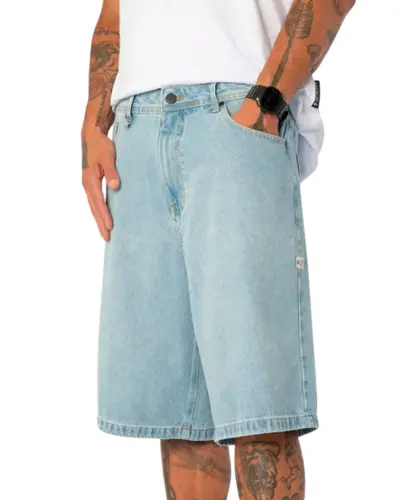 パンツ ANTIMID RIGID BAGGY JORTS-Indigo Bermuda MCD Jorts Baggy Indigo - Bermuda MCD Jorts Baggy Indigo - MCD