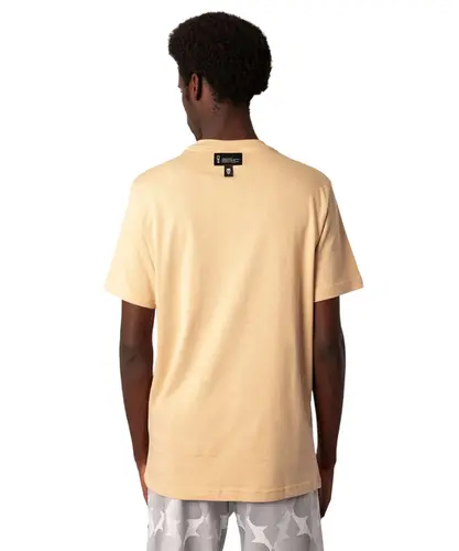 Camiseta MCD Especial Gola Caligraffiti Bege Poeira