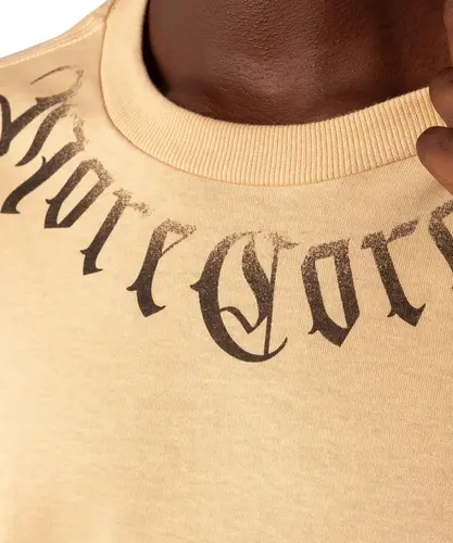Camiseta MCD Especial Gola Caligraffiti Bege Poeira