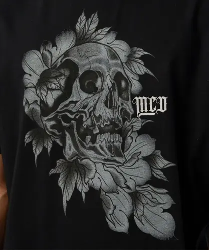 Camiseta MCD Regular Caveira Lateral Preto