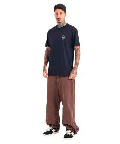 Camiseta MCD Regular Caveira Lateral Preto