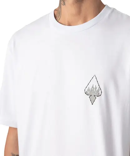 Camiseta MCD Regular Espada Arame Farpado Branco