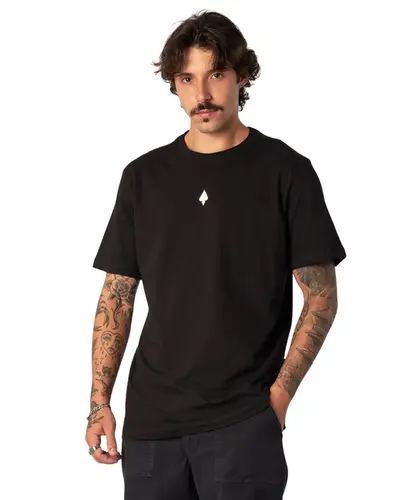 Camiseta MCD Regular Caveira Cromada Preto