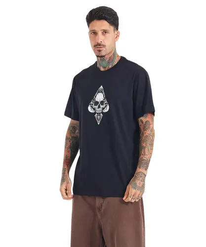 Camiseta MCD Regular Caveira Espada Preto
