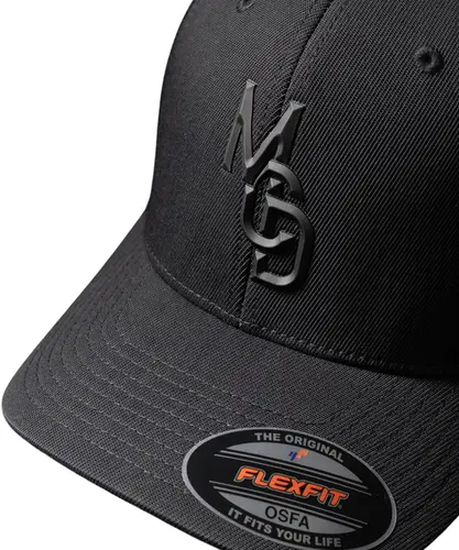 Boné MCD Flexfit Aba Curva Preto