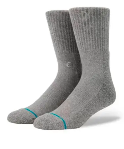 Meia Stance Icon Grey Heather