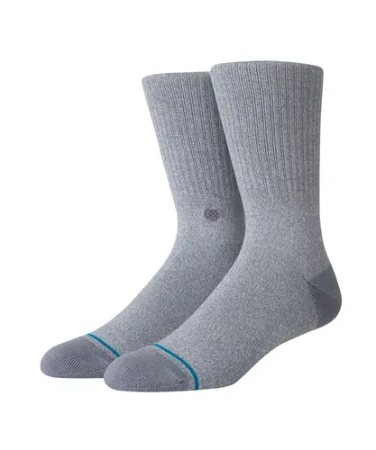Meia Stance Icon Cinza