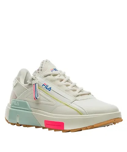 Tênis Fila Tormo Vaporous Branco Rosa Royal