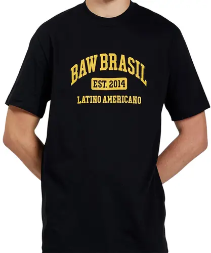 Camiseta Baw Regular Latino Preto
