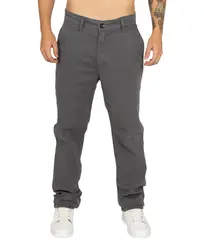Calça Quiksilver Everyday Chino Cinza Escuro