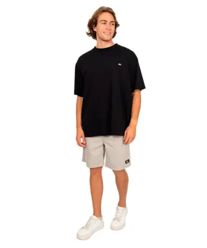 Camiseta Quiksilver Over Embroidery Preto